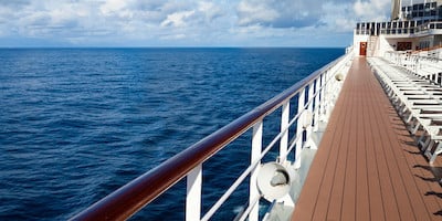 Empty Cruise Top Deck