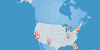 Predicted Worst and Best Airports for Holiday Travel